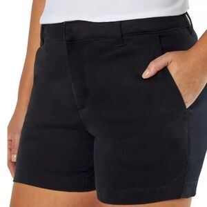 Banana Republic Hampton Fit Stretch Cotton Blend Shorts – Black, Size 0